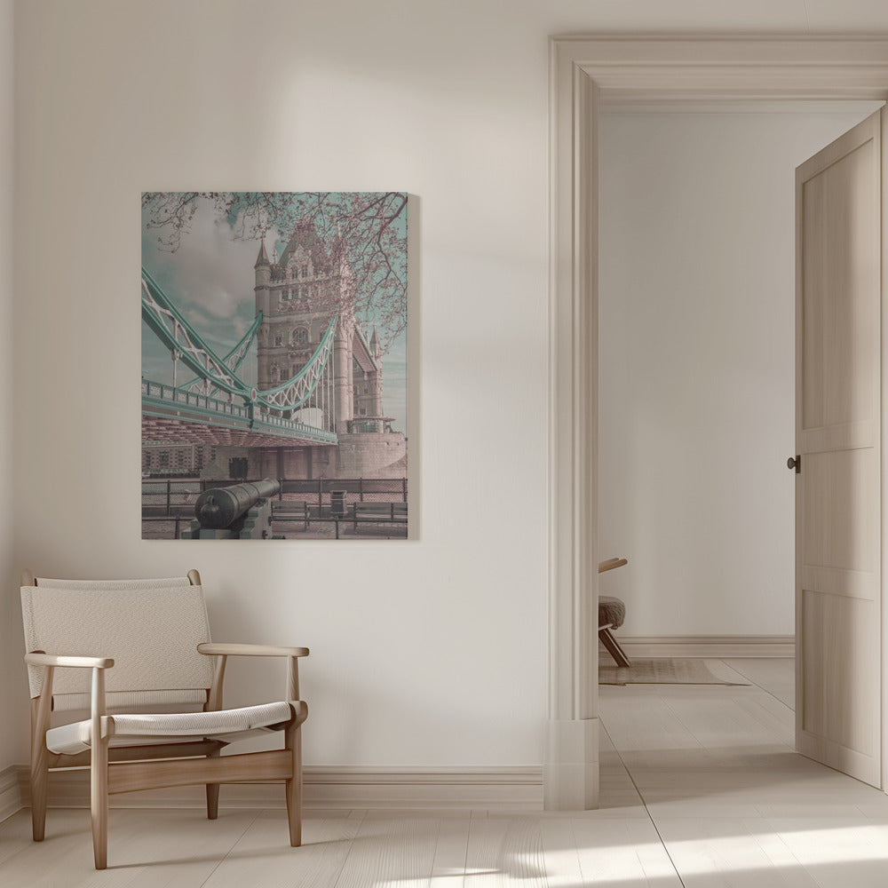 LONDON Tower Bridge in Detail | urban vintage style Wall Artwork 0