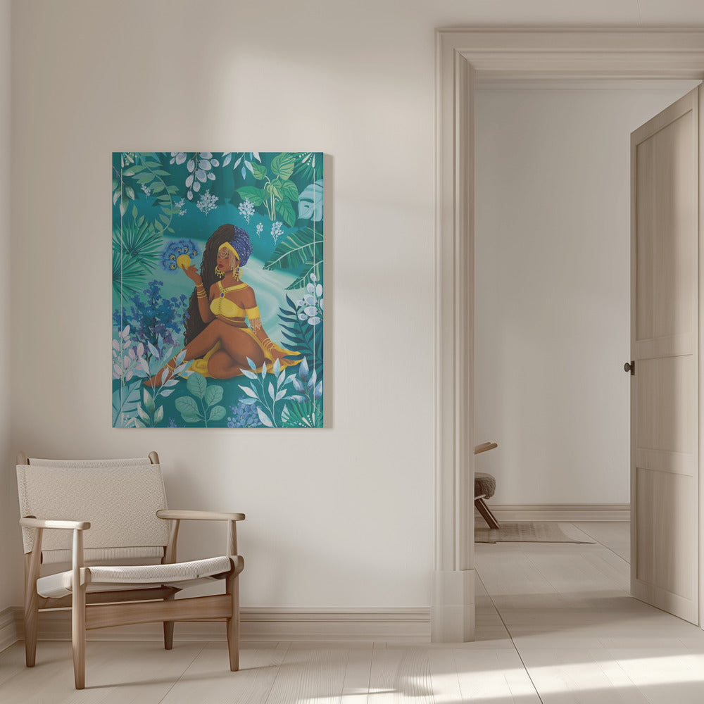 Oshun Orisha Goddess Wall Artwork 0