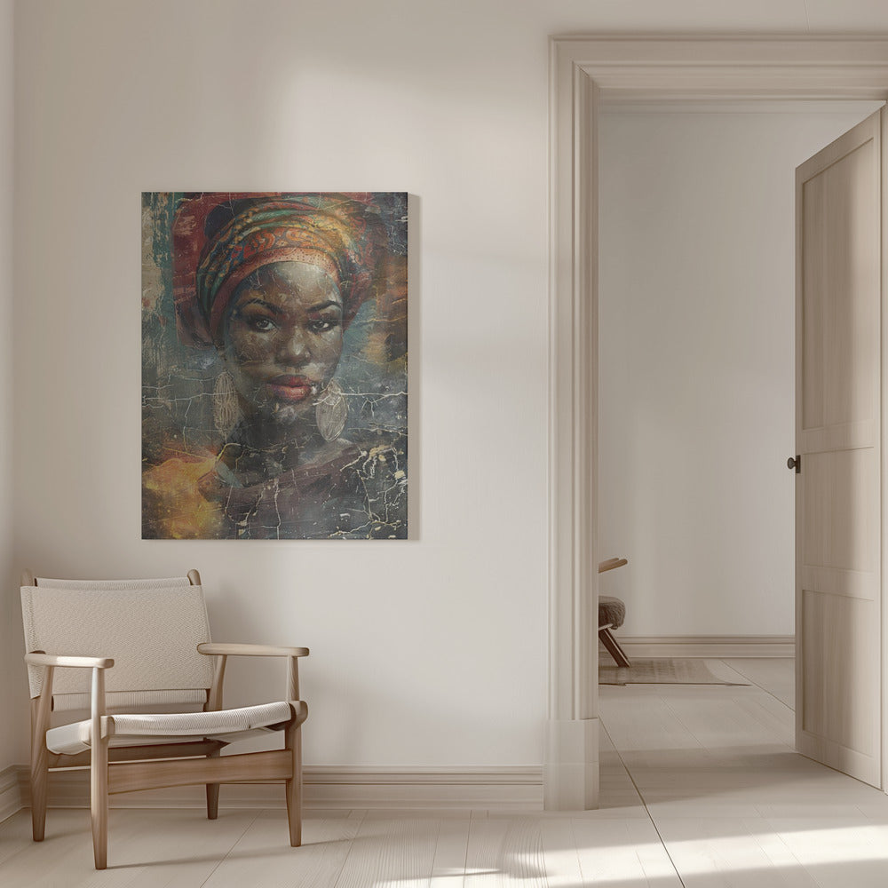African Art Illustration Wallart 068 Wall Artwork 0