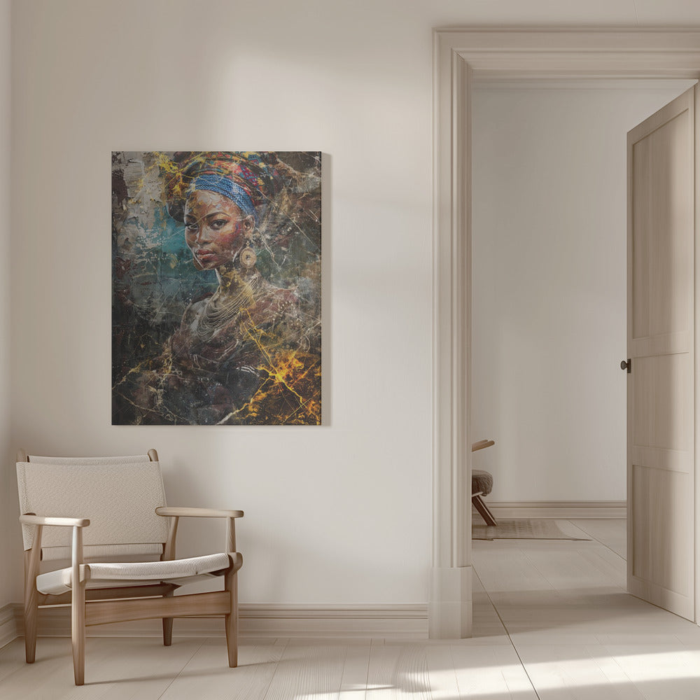 African Art Illustration Wallart 067 Wall Artwork 0