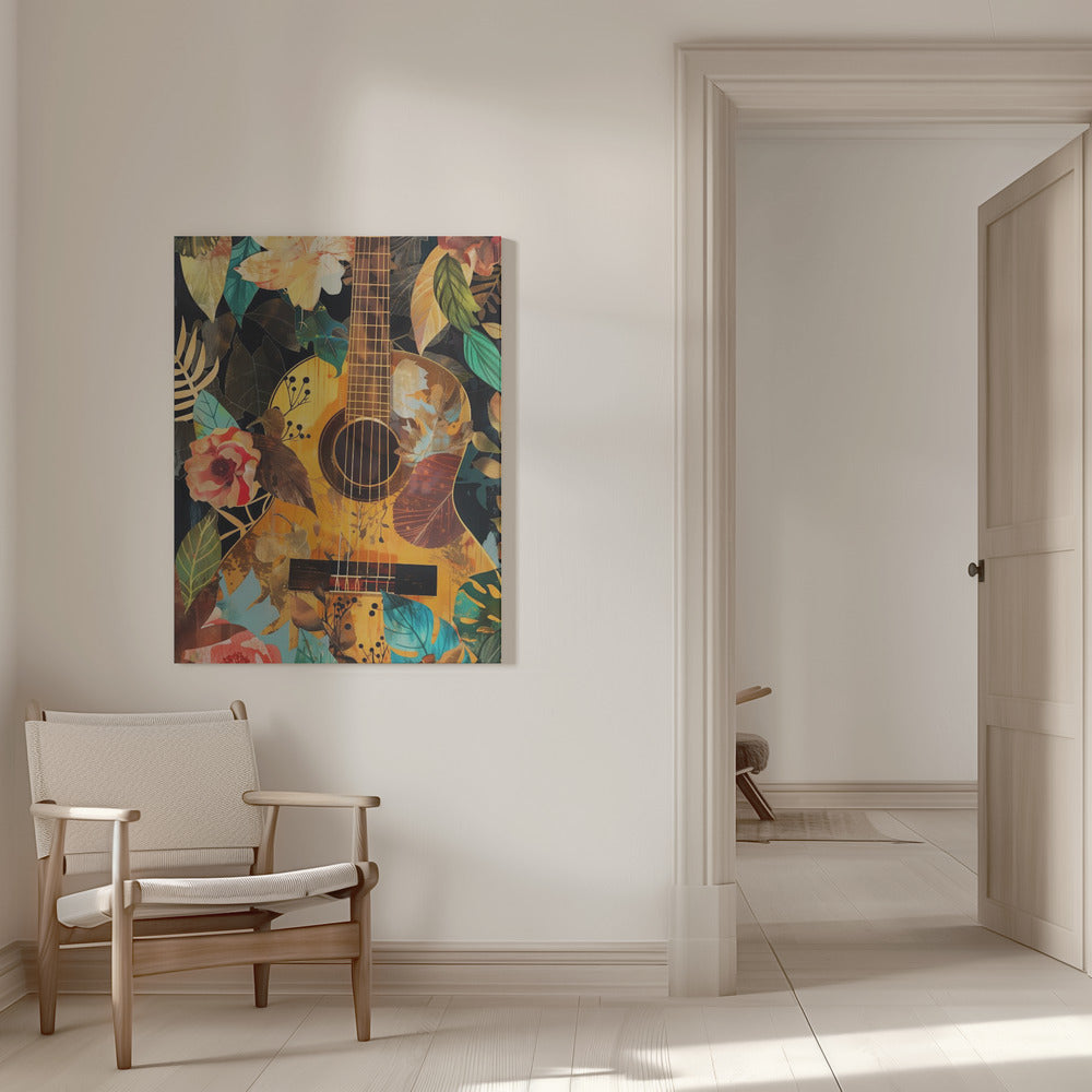 Music Guitar Collage (2) Wall Artwork 0