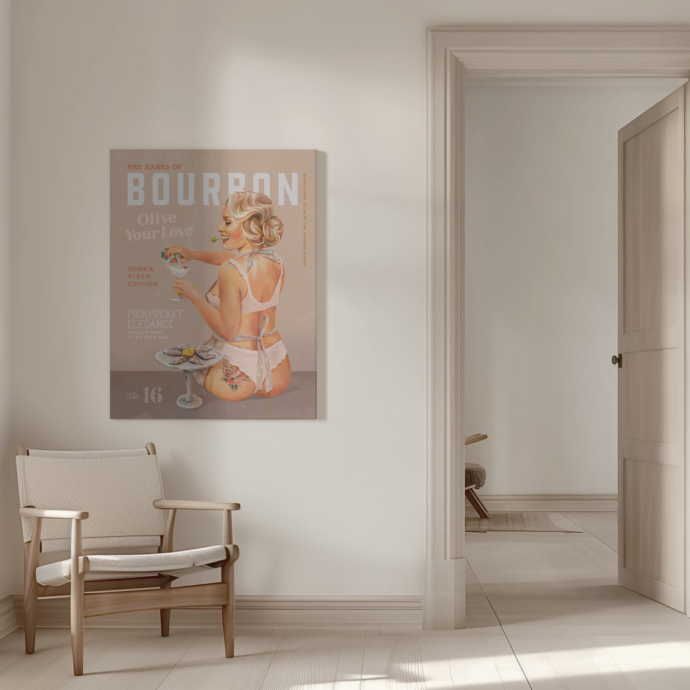 Babes of Bourbon Vol 16 Vintage Vodka Martini Pin Up Girl