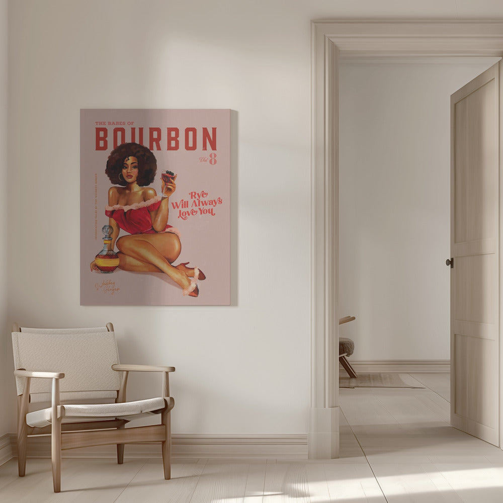 Babes of Bourbon Vol 8 Vintage Pinup Girl With Afro