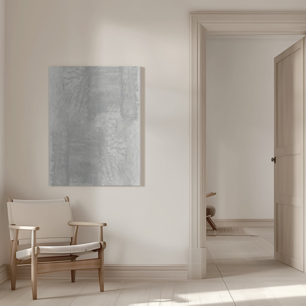 Artwork- Monotone Textures 9-36X48inches-In White Floating Frame