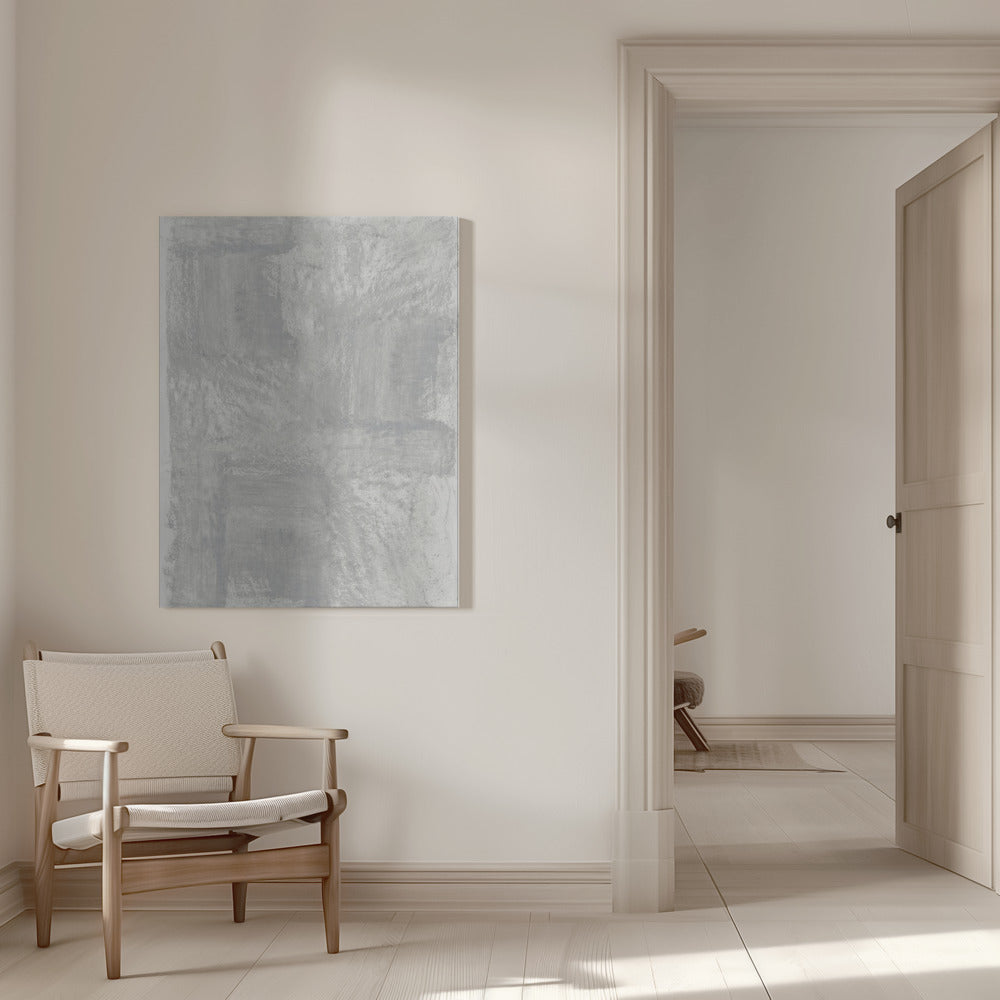 Artwork- Monotone Textures 10-36X48inches-In White Floating Frame