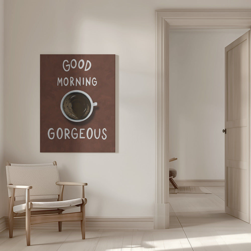 canvas prints Good Morning Gorgeous16X20inches- White Frame