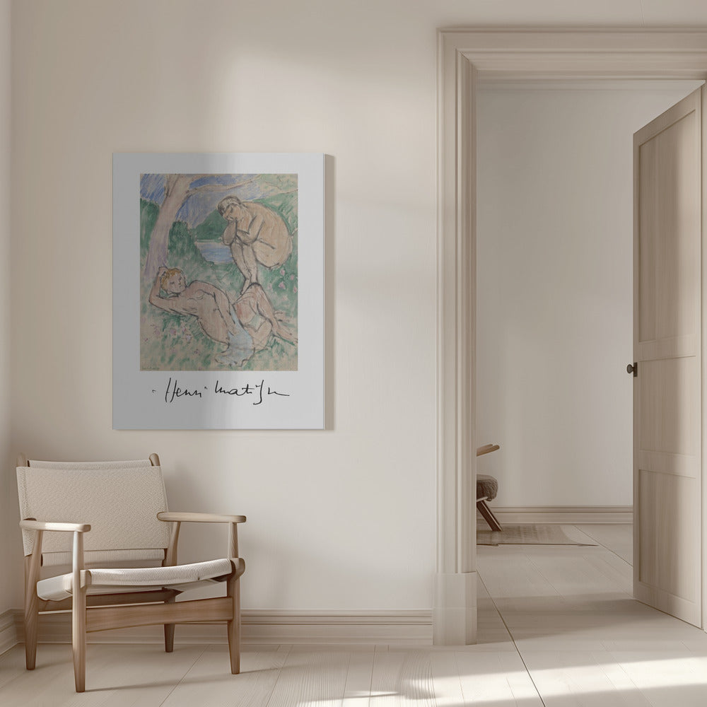 Artwork  Baigneurs Autographed -inches