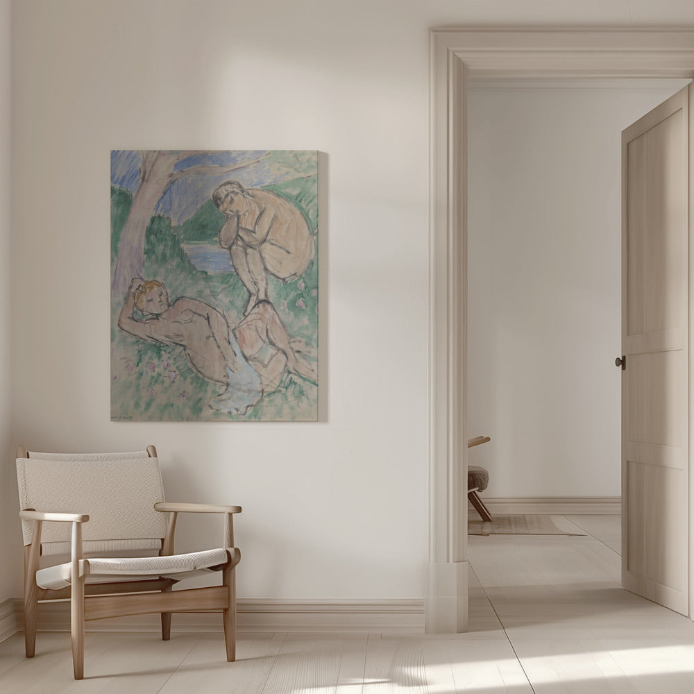 Artwork  Baigneurs -inches