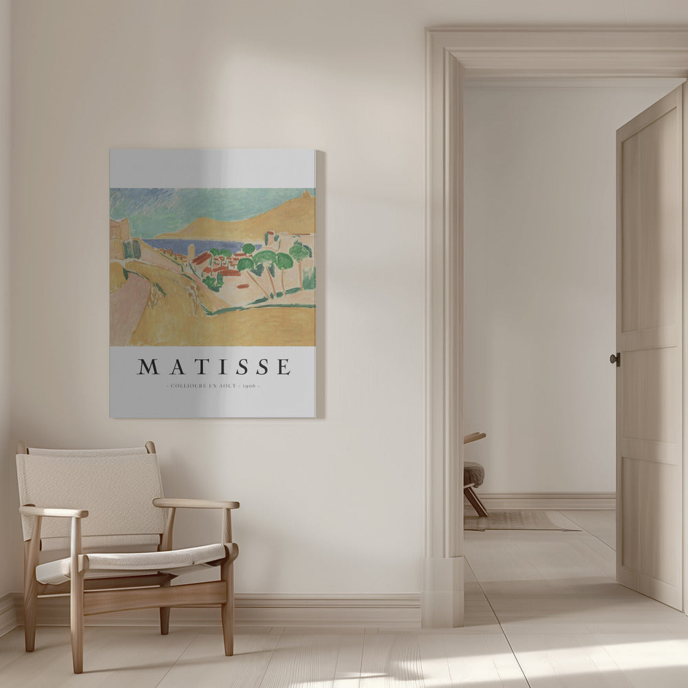 Artwork  Collioure En Aout Matisse -inches