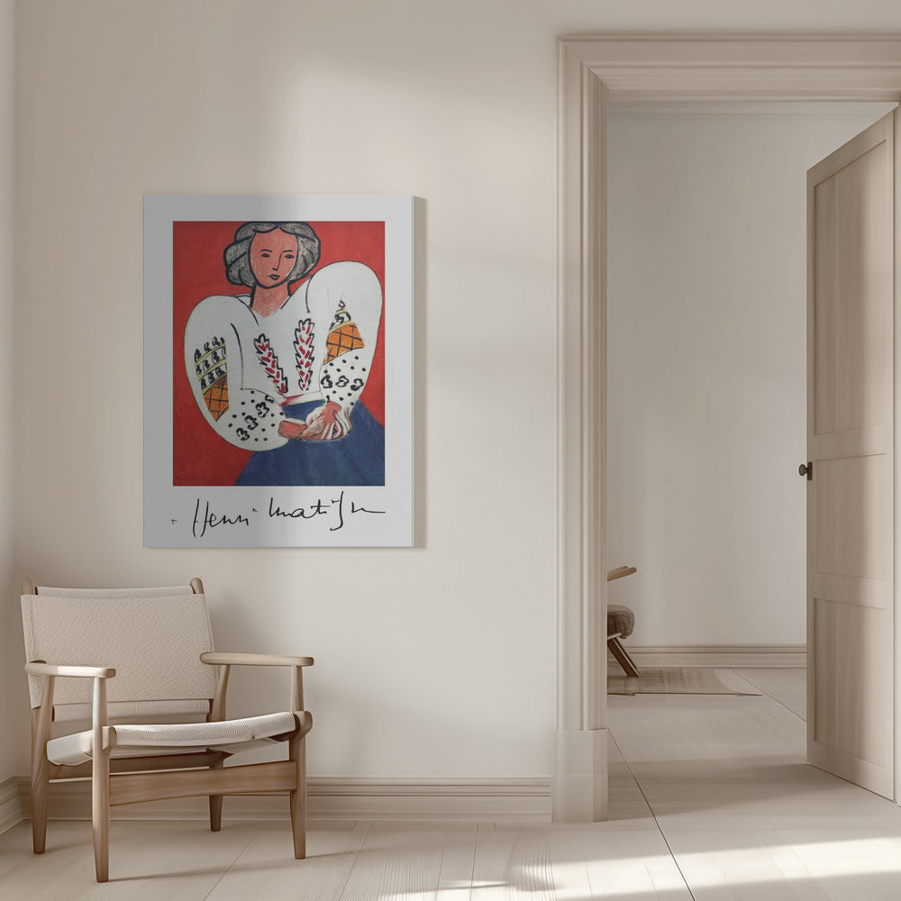 Artwork  Henri Matisse, La Camicetta Romena, 1940 -inches