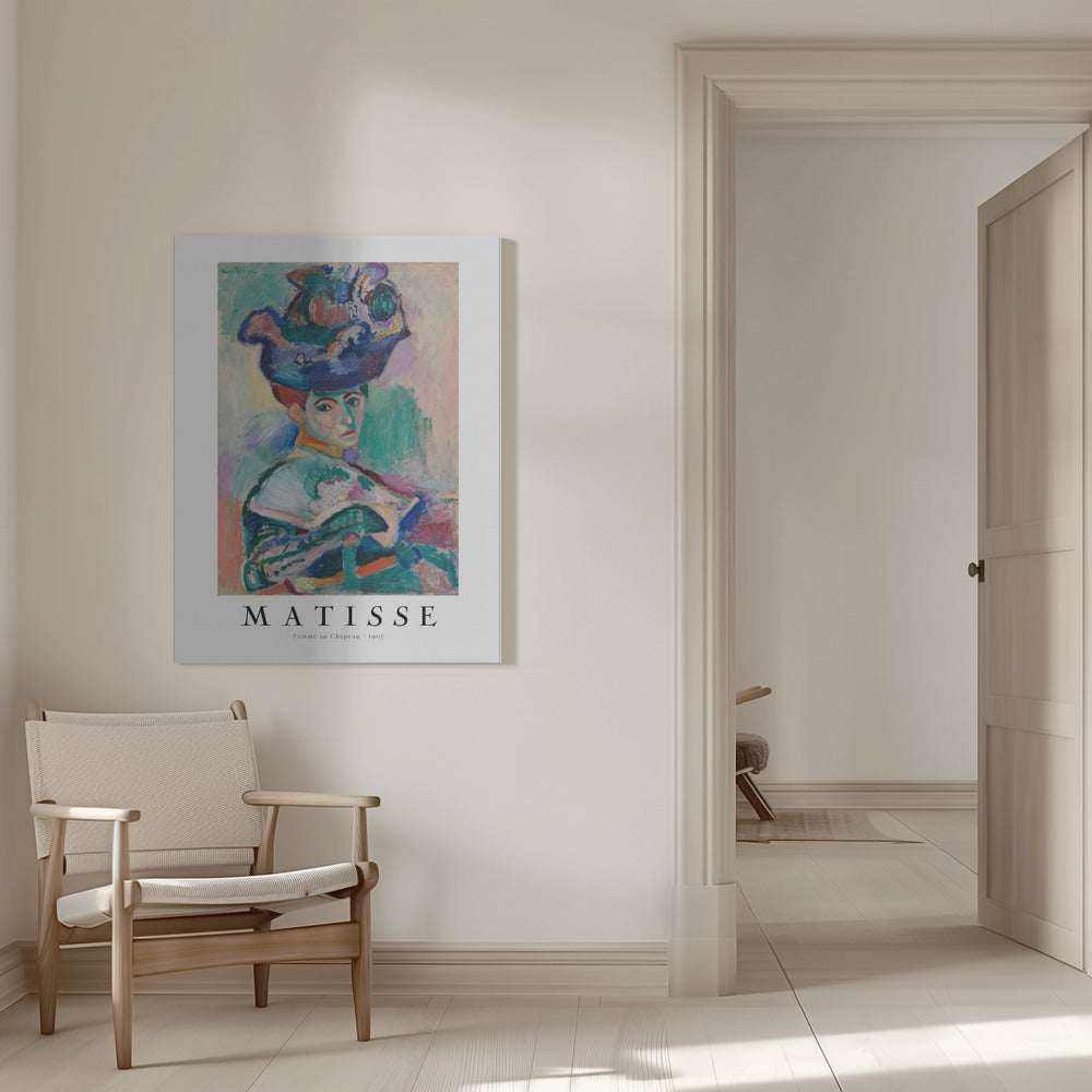 Artwork  Woman With Hat 1905 -inches