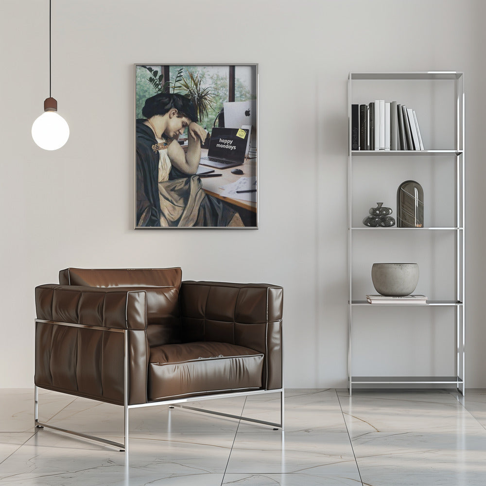 canvas prints Happy Mondays16X20inches- Black Frame