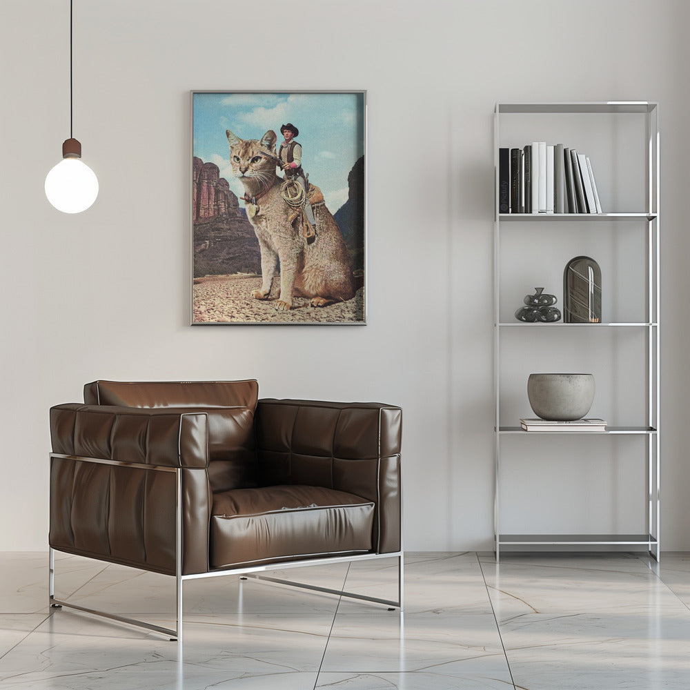 Cat Lone Ranger Wall Artwork 0