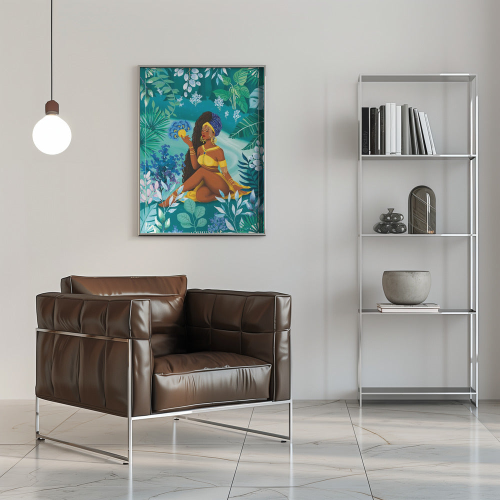Oshun Orisha Goddess Wall Artwork 0