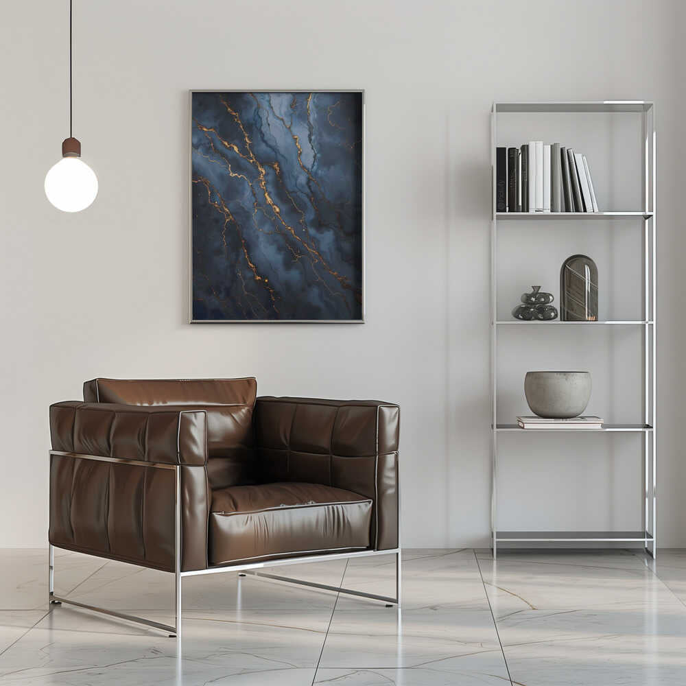 Wall art Blackout With Gold Vibes