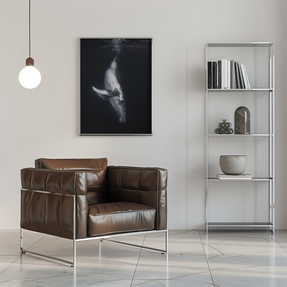 Black Whale Wall Artwork 0