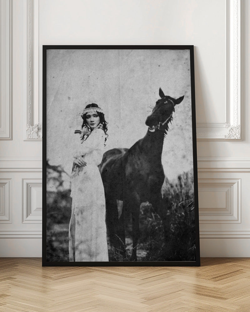 Artwork- napelu-24X36inches-In Black Floating Frame