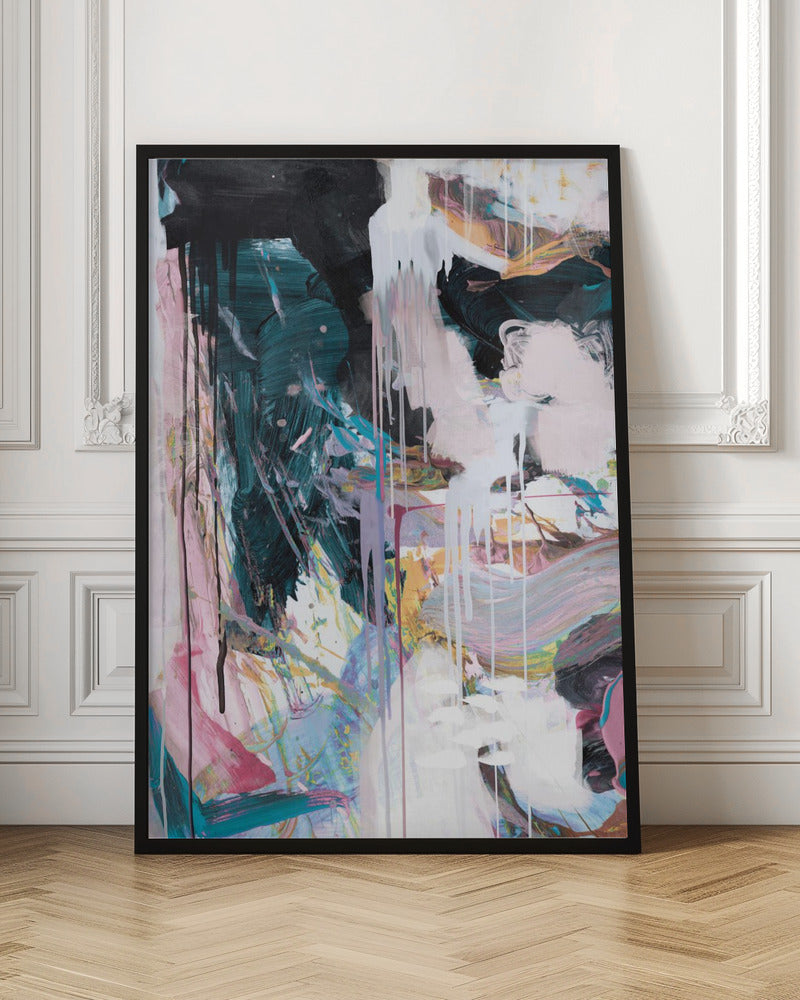 Statement No2 Wall Artwork In Black Floating Frame