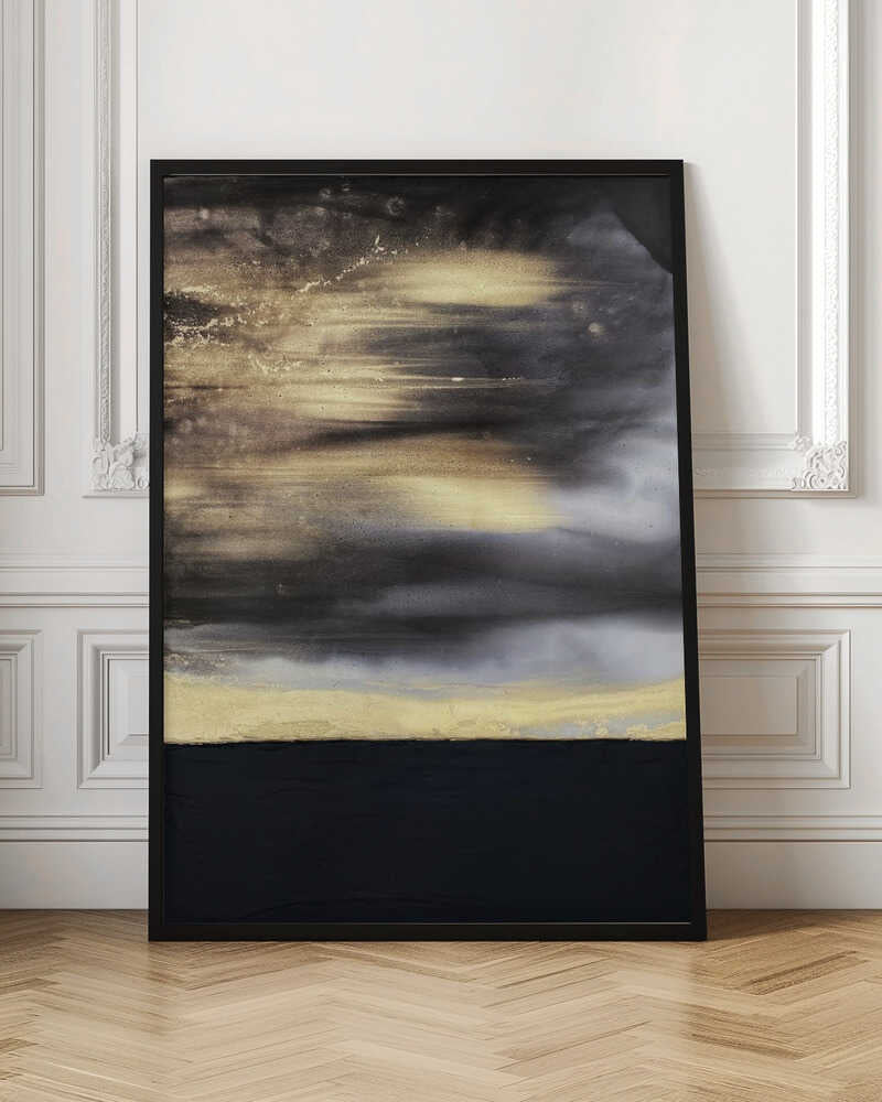Wall art Gold Noir