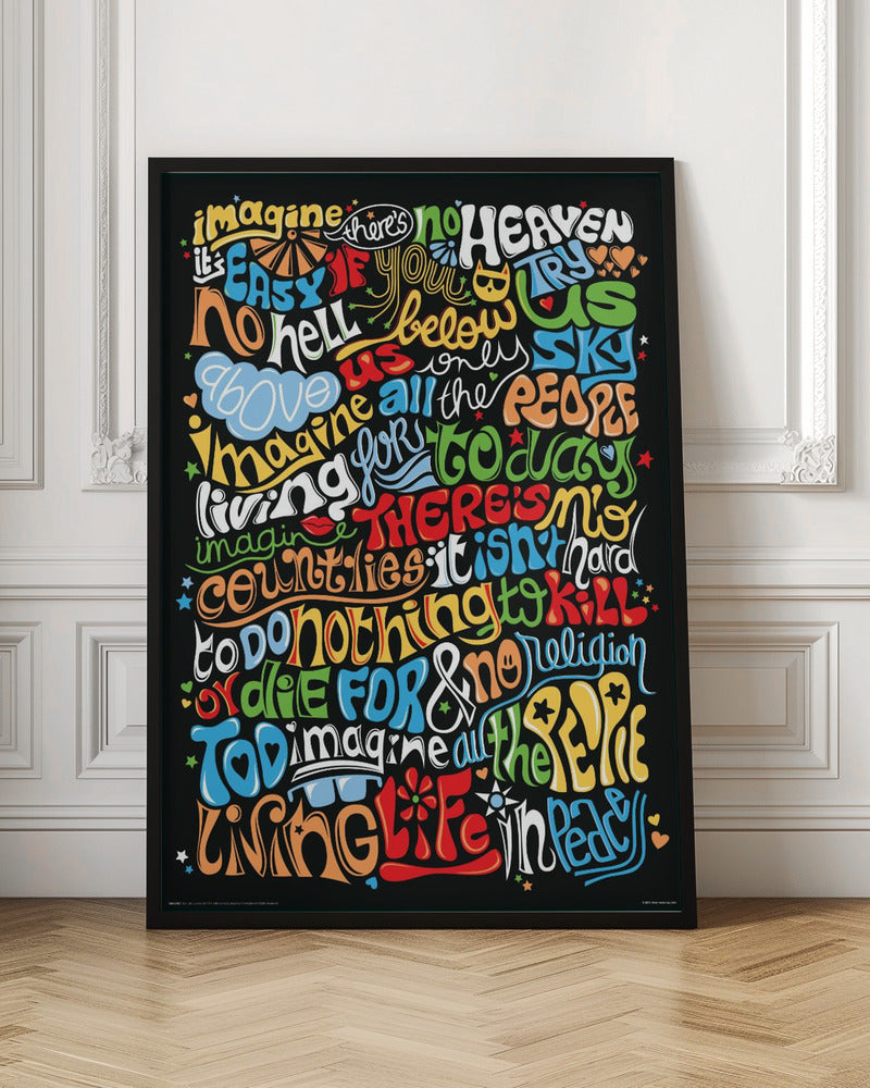 Imagine Wall Artwork Gallery Wrapped (Ready to Hang)