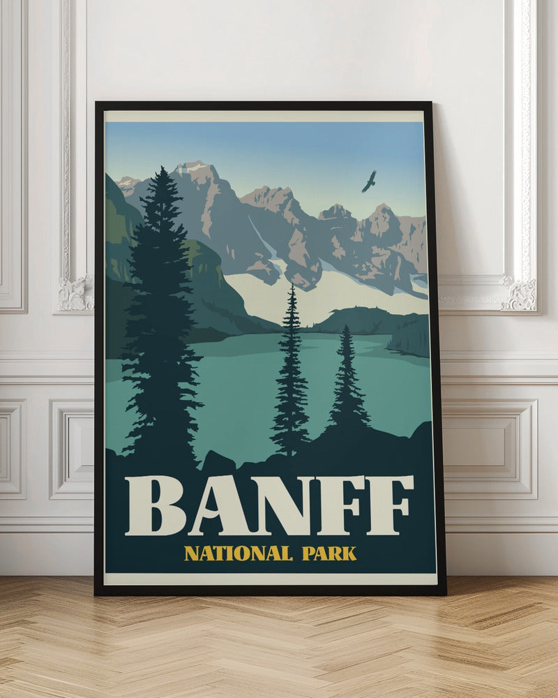 Wall art Banff National Park Travel Print-36X48inches-Gallery Wrapped (Ready to Hang)