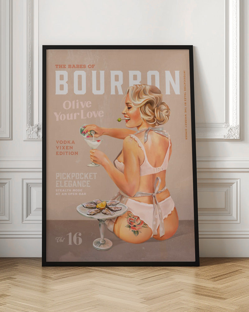 Babes of Bourbon Vol 16 Vintage Vodka Martini Pin Up Girl