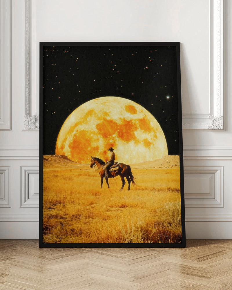 Artwork Lunar Cowboy36X48inches- Unframed