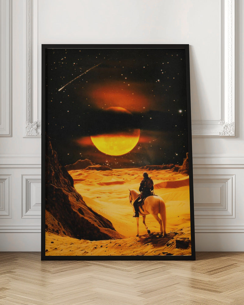 Artwork Western Space Adventure36X48inches- Unframed