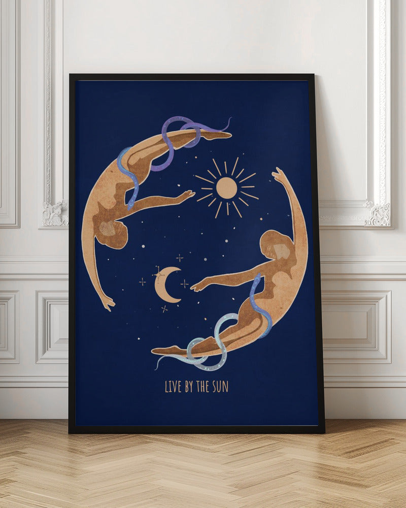 canvas prints Spiritual Feminine Energy, Sun, Moon, Snake, Venus..36X48inches- Unframed