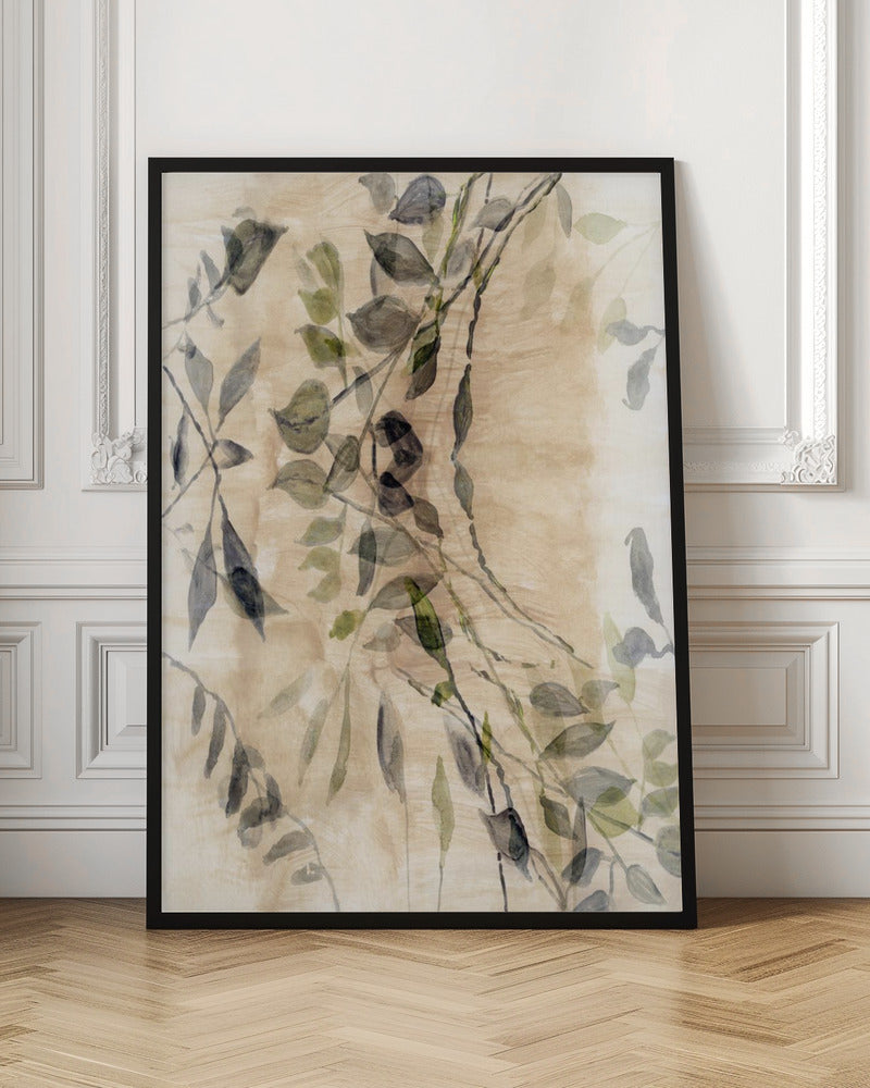 Artwork- Colour Washed Leaves No6-24X36inches-Gallery Wrapped (Ready to Hang)