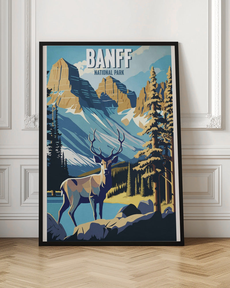 Wall art Banff National Park-36X48inches-Gallery Wrapped (Ready to Hang)