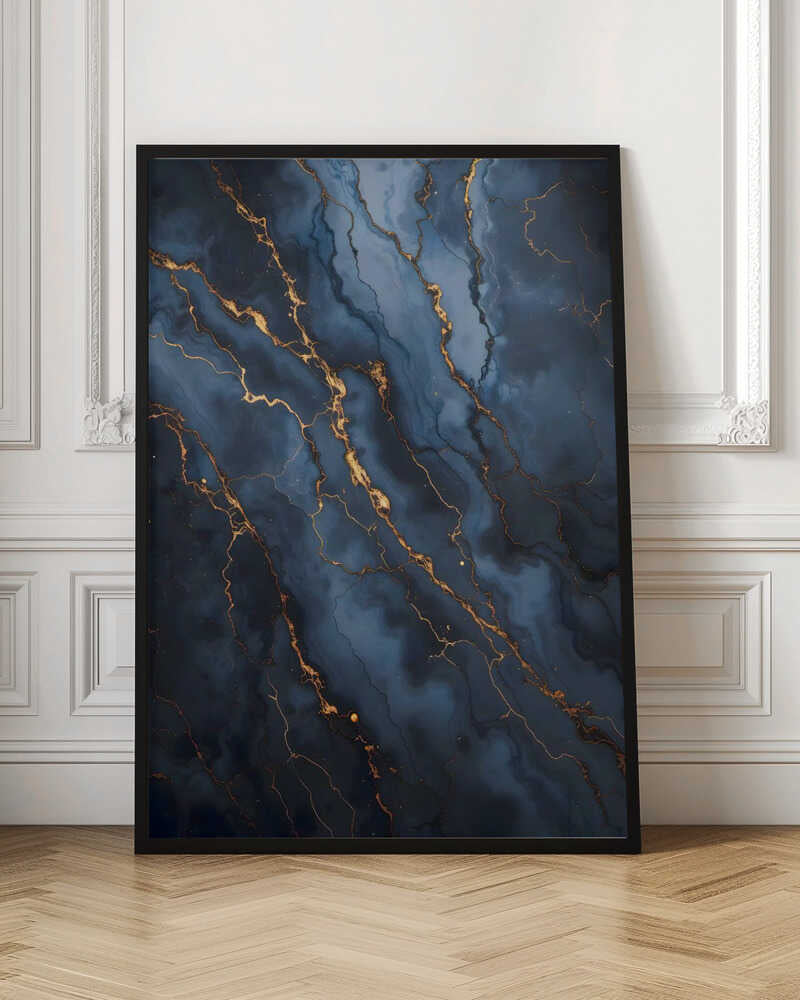 Wall art Blackout With Gold Vibes