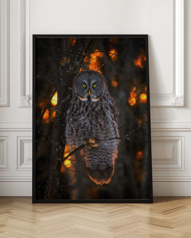 Wall art Solemn Sunset-36X48inches-Gallery Wrapped (Ready to Hang)