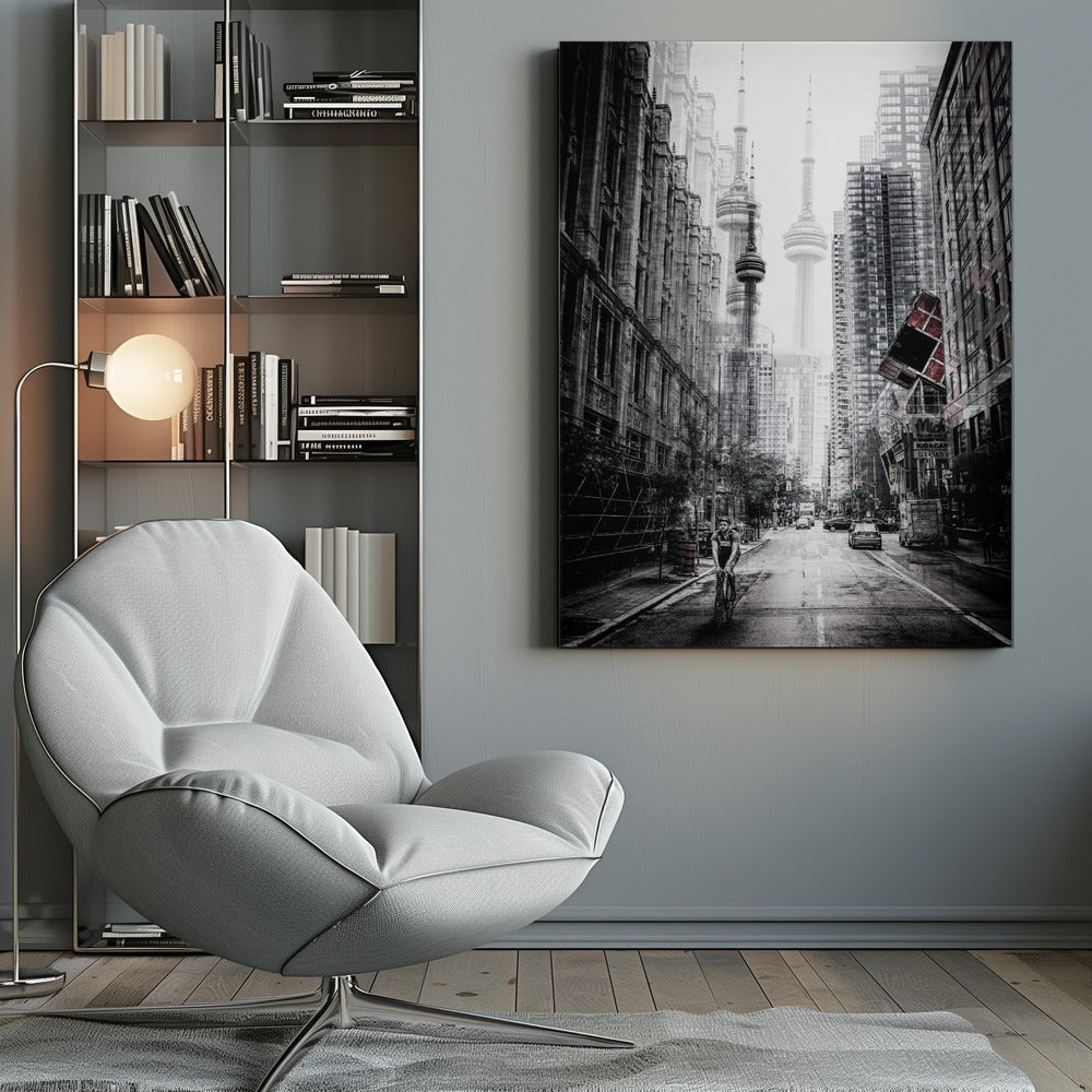 on the streets of Toronto Wall Artwork 0