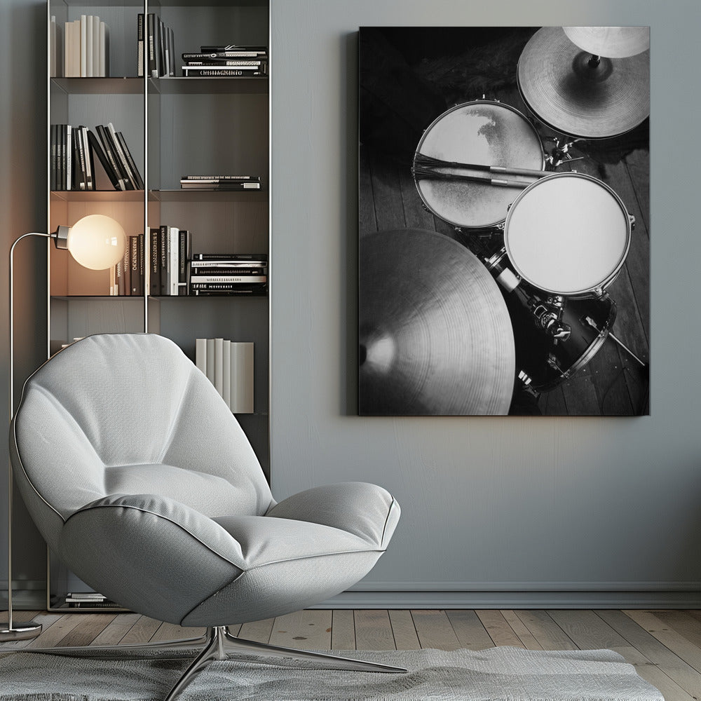 Artwork- Drums-36X48inches-Gallery Wrapped (Ready to Hang)