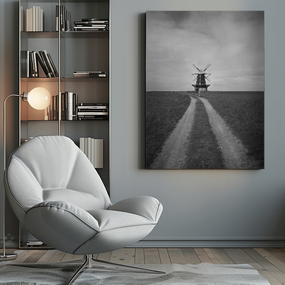 Artwork- Windmill-36X48inches-Gallery Wrapped (Ready to Hang)