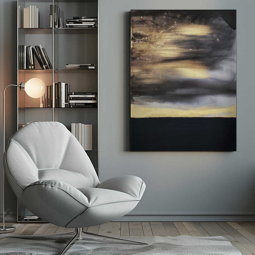 Wall art Black and Gold