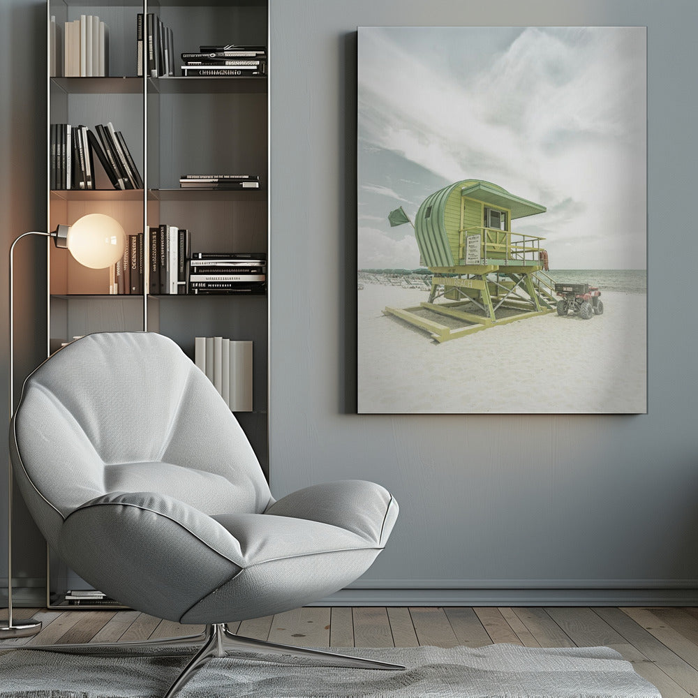 Vintage Florida Flair at Miami Beach Wall Artwork 0