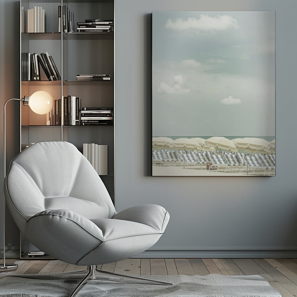 Vintage beach scene Wall Artwork 0