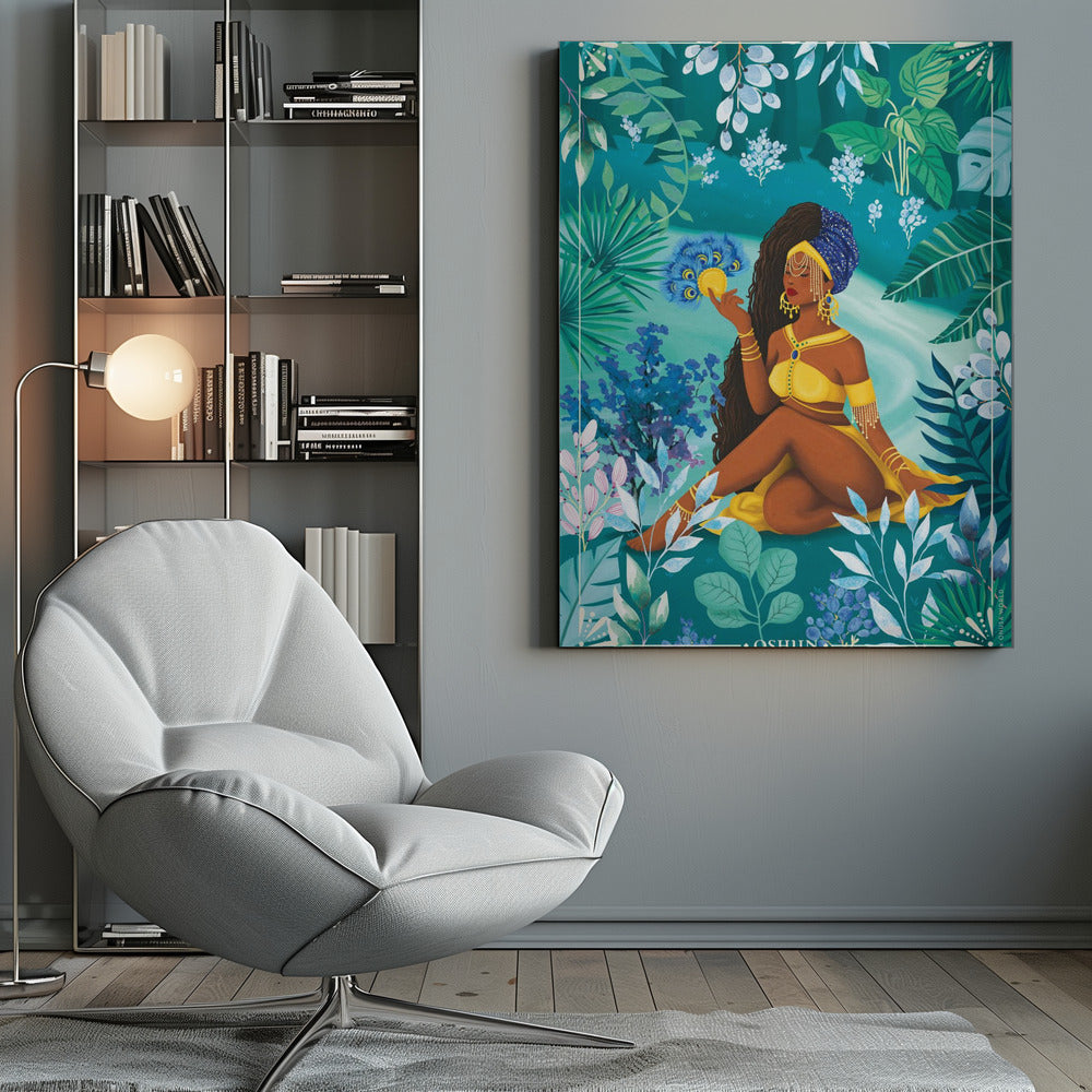 Oshun Orisha Goddess  Wall Artwork 0