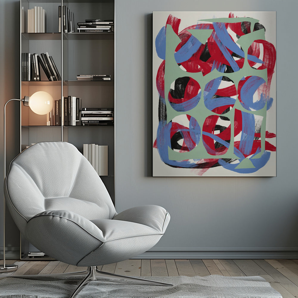 Abstract Art Canvas Print-wall-art-dry-directional-strokes-abstract-03-inches