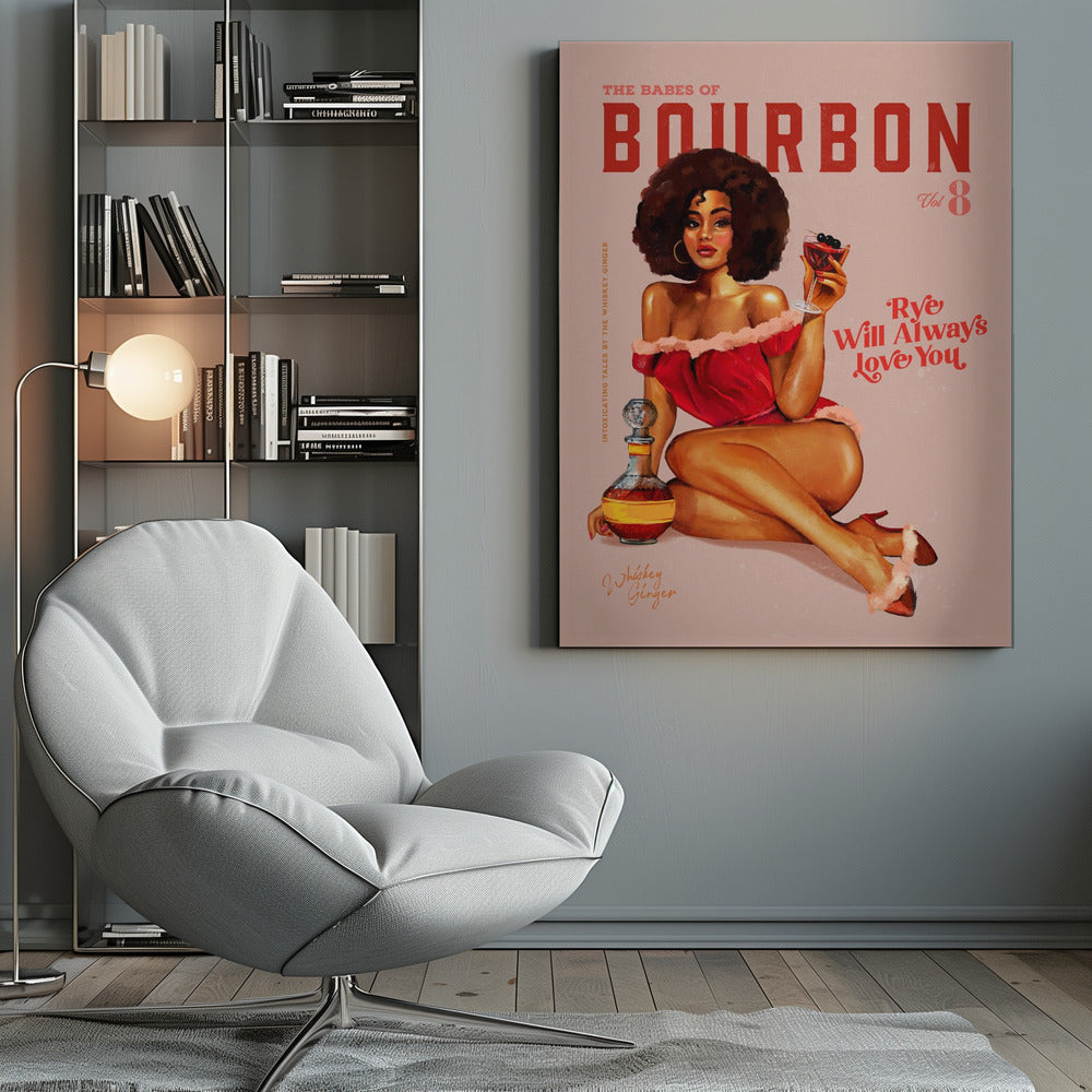 Babes of Bourbon Vol 8 Vintage Pinup Girl With Afro
