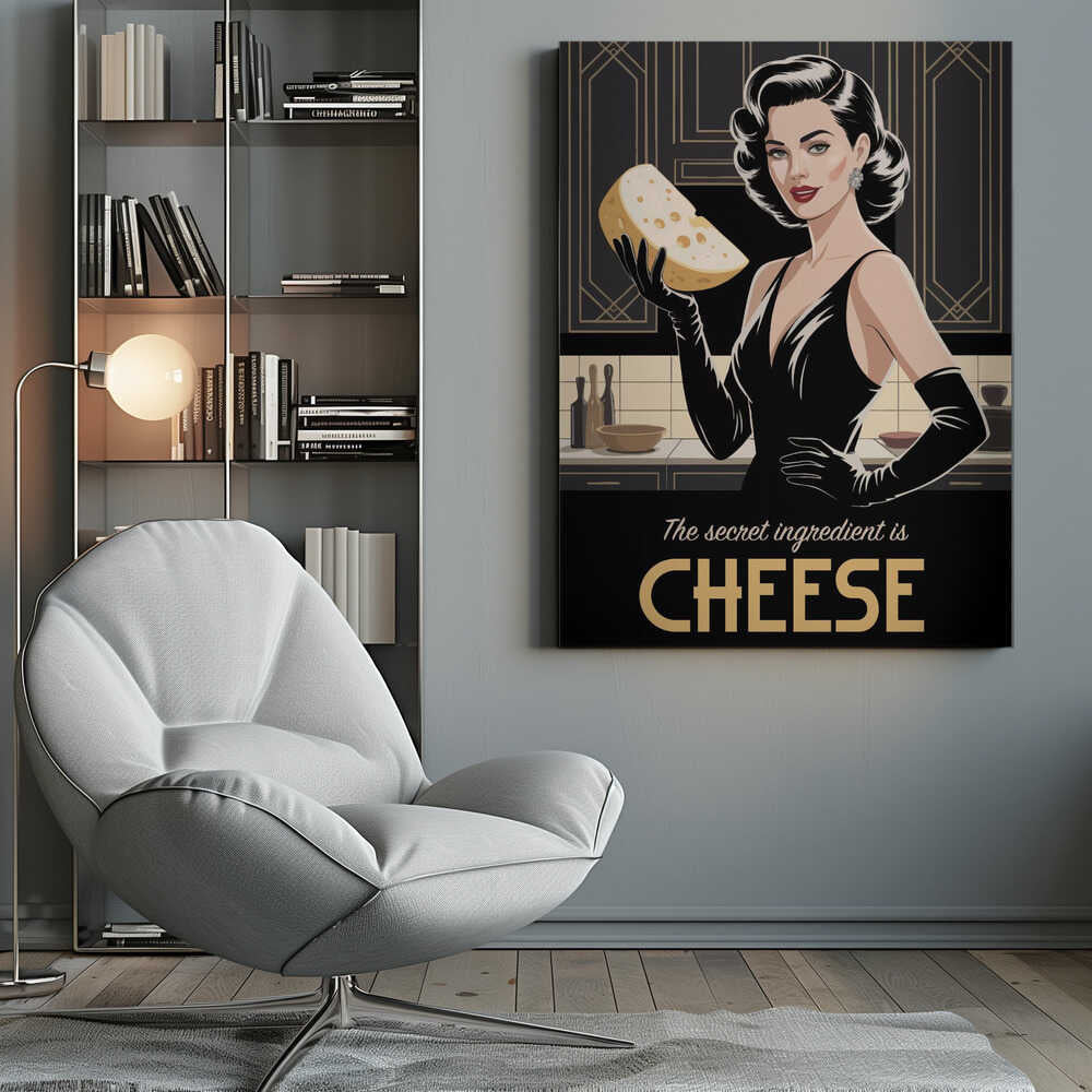 Wall art Cheesy Elegance