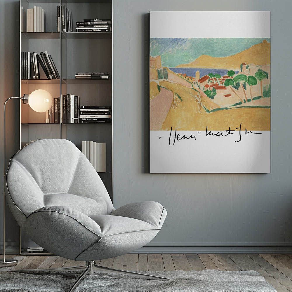 Artwork  Collioure En Aout Autographed 36X48-inches