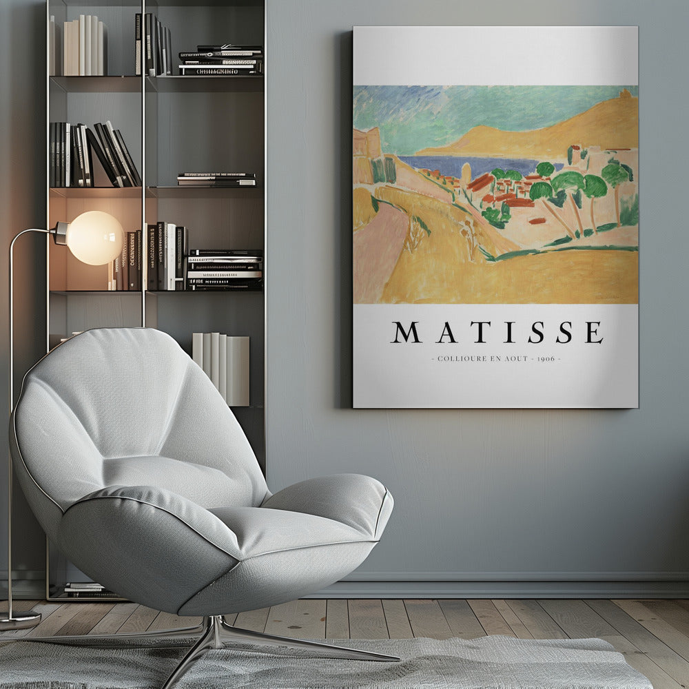 Artwork  Collioure En Aout Matisse 36X48-inches