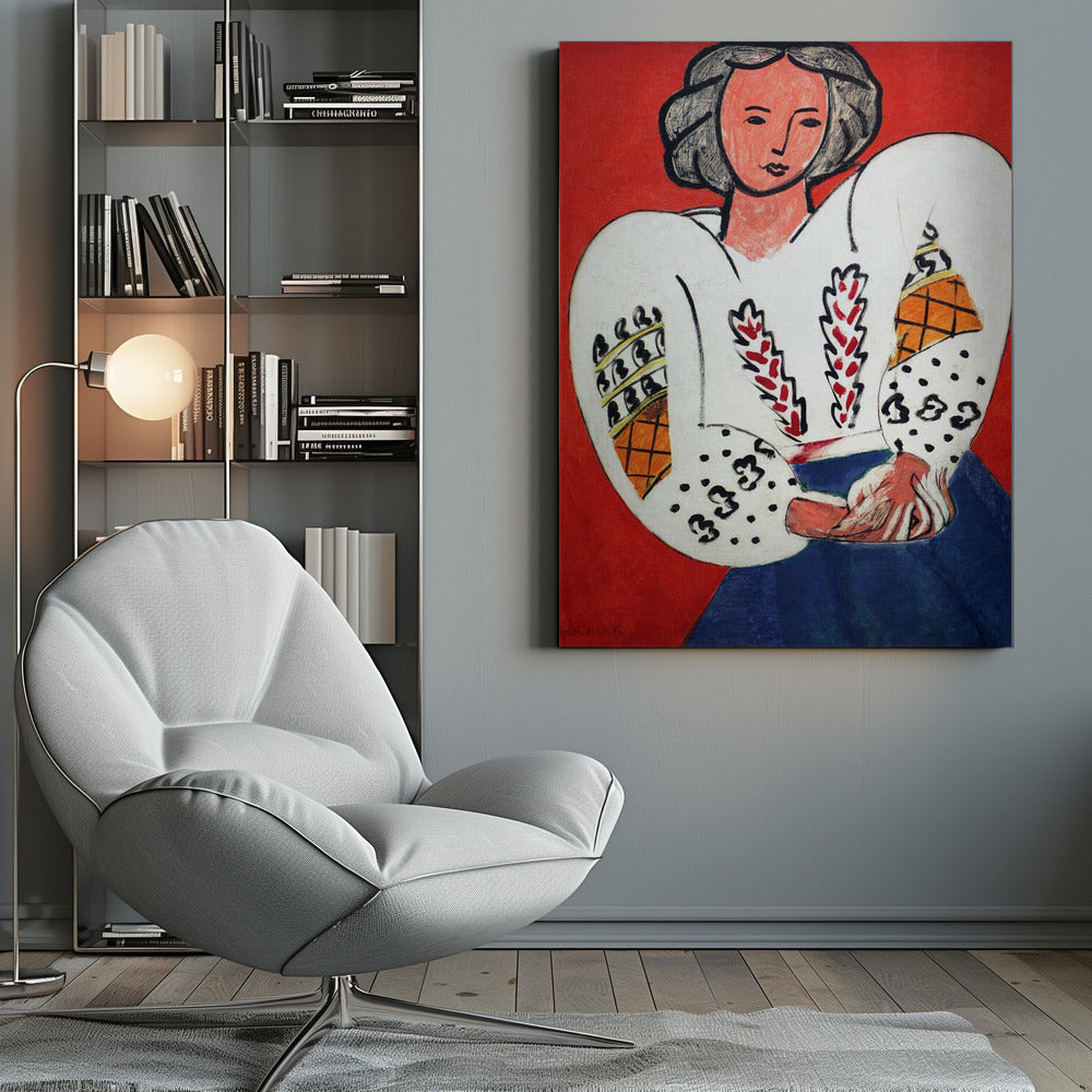 Artwork  La Camicetta Romena 1940 36X48-inches