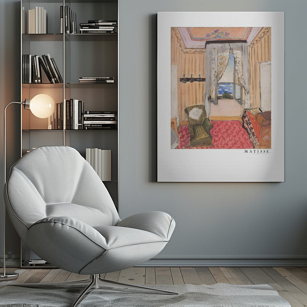 Artwork  Ma Chambre Au Beau Rivage Boarder 36X48-inches
