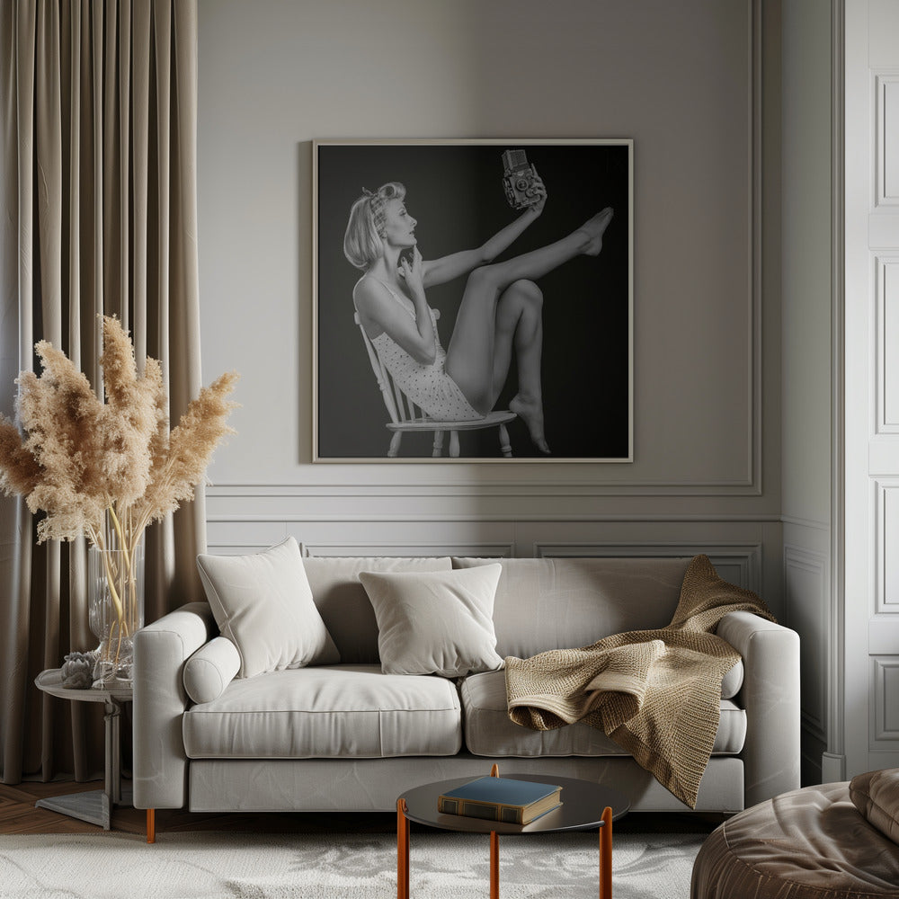 Artwork- Vintage Selfie-inches-