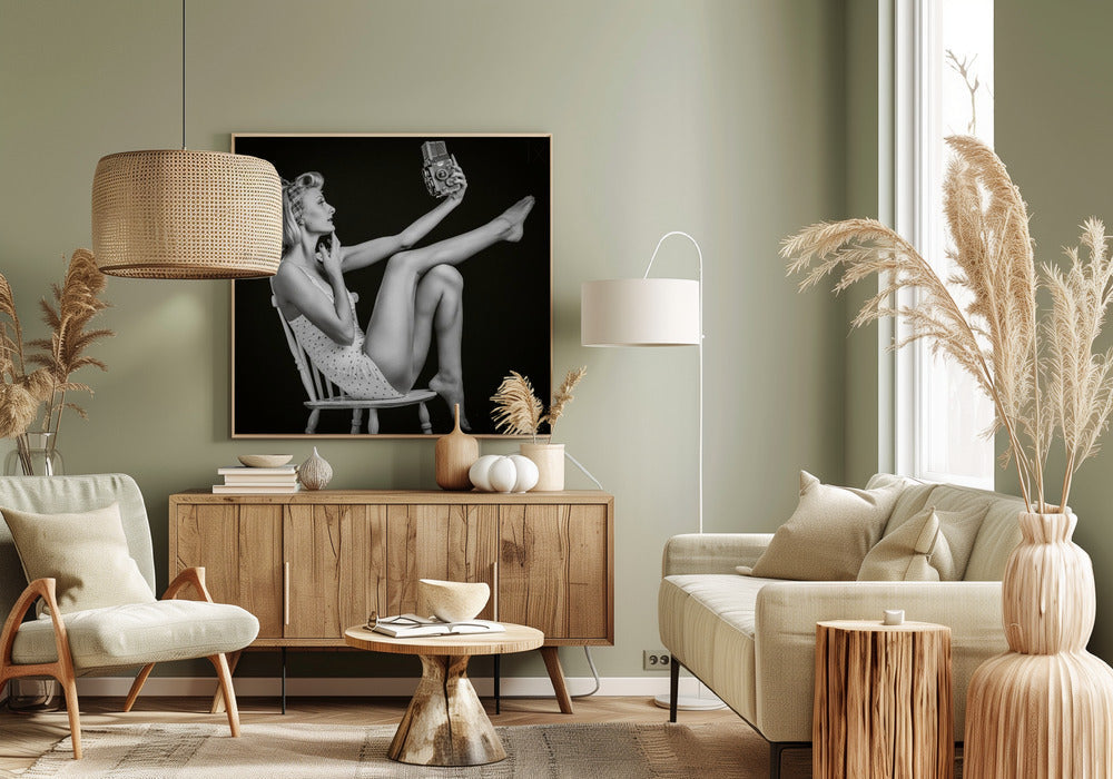 Artwork- Vintage Selfie-inches-