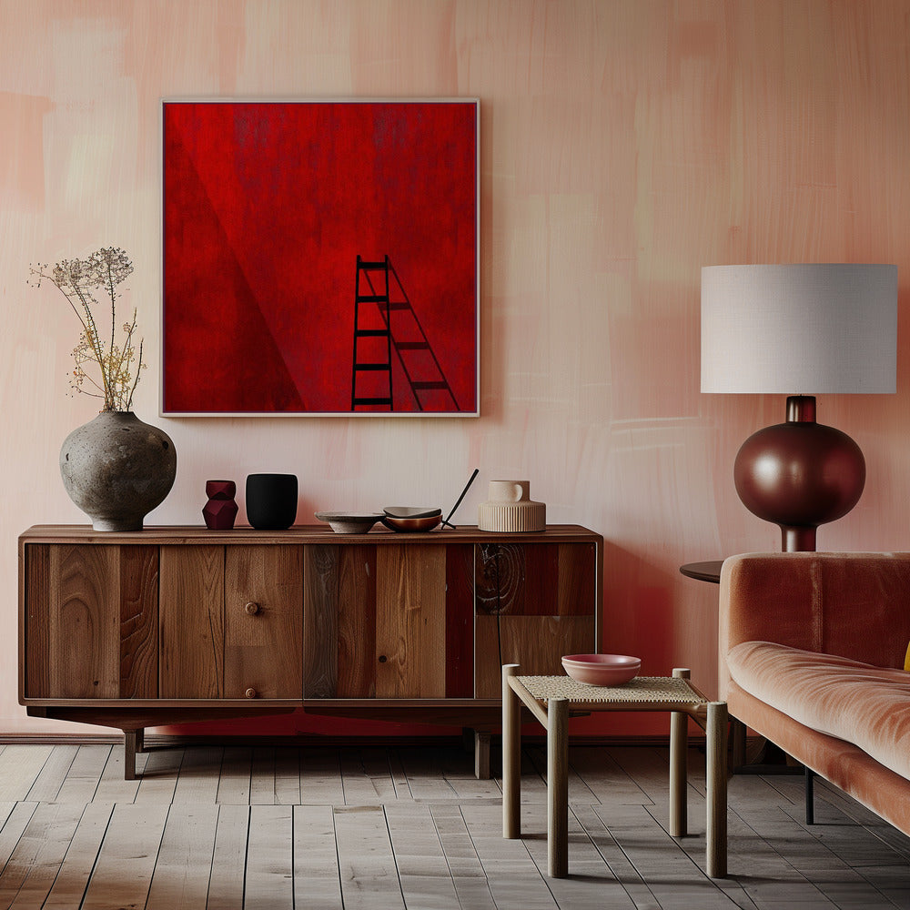 The red wall Wall Artwork 0
